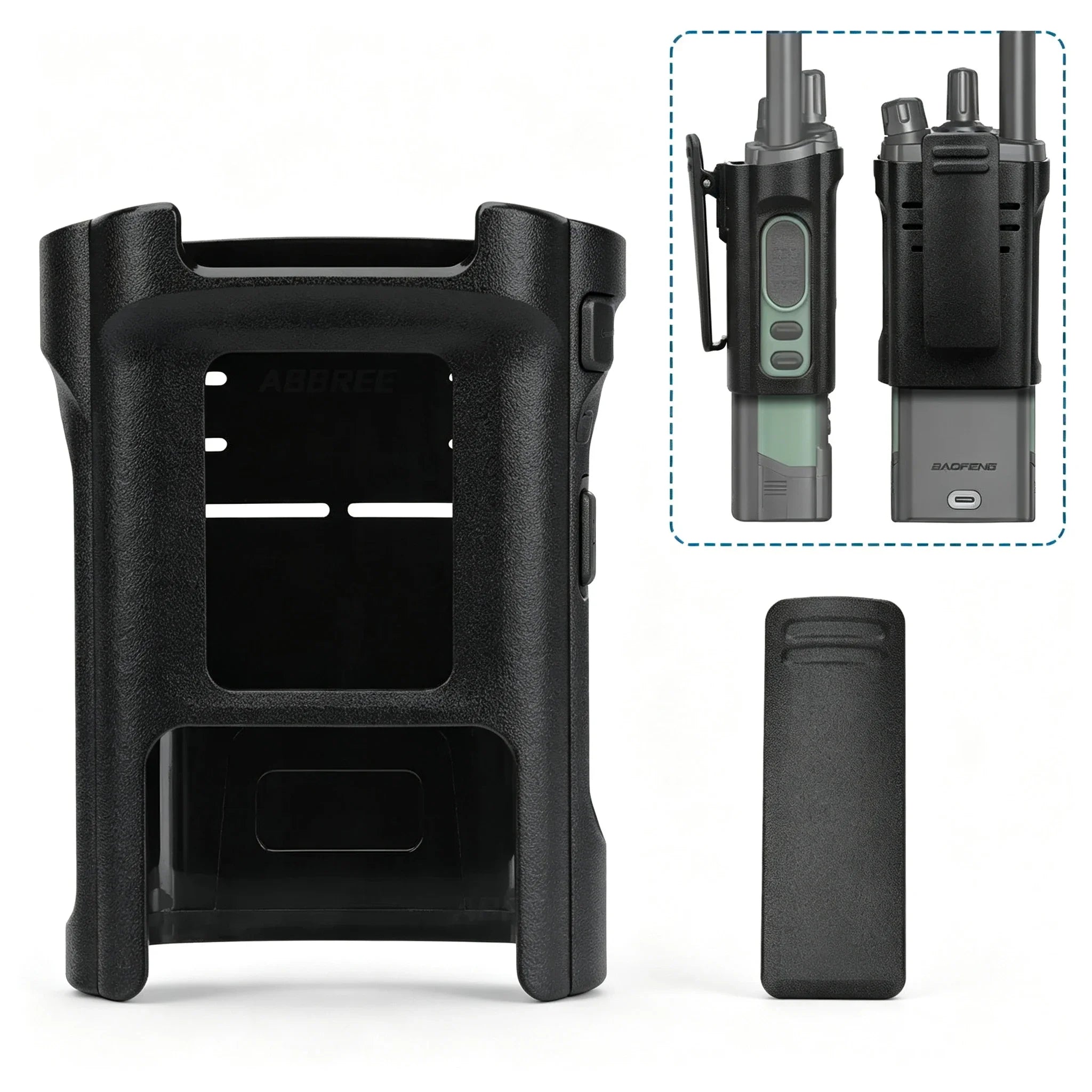 Baofeng UV32/DM32 Walkie-Talkie Dedicated Large Back Clip, Original Genuine Back Clip, Waist Clip, Back Clip
