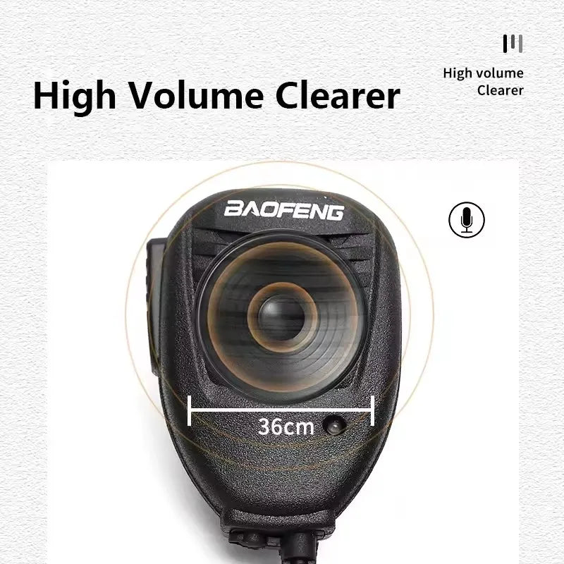 Baofeng Shoulder Speaker Mic Microphone for Baofeng Walkie Talkie UV 5R 82 888S UV S9 PLUS UV 13 16 Pro Quansheng UV K5 5R Plus