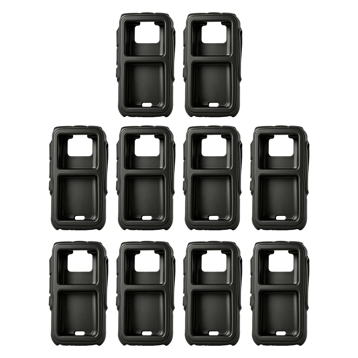 10PCS Baofeng Uv-5Rmini Walkie-Talkie Silicone Case Protective Cover, Wear-Resistant, Anti-Fall, Dust-Proof, Accessorie