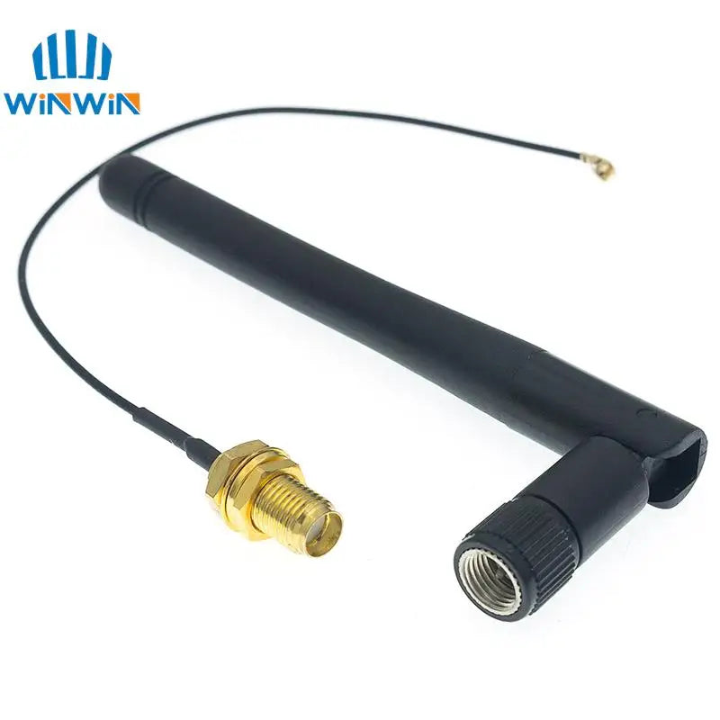 2.4G antenna folded Bluetooth-compatible wifi module ZigBee antenna SMA to IPEX feeder line 2.4GHz Antenna