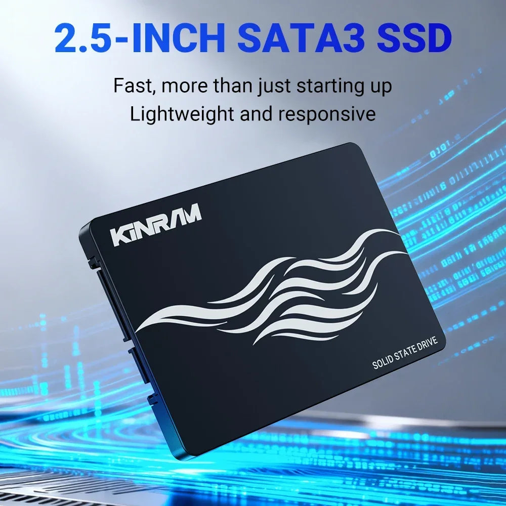 KinRam 2.5 SATA 3 SSD 128GB 120GB 64GB Hard Disk 240GB 256GB HDD 256 GB Internal SATA3 Solid State Drive For Laptop PC Desktop