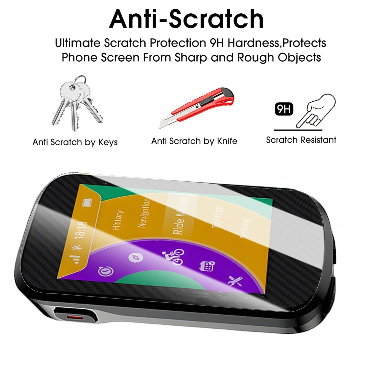 For iGPSPORT BiNavi BSC500 BSC200 BSC300 BSC100 GPS Tempered Glass for BSC500 BSC300 T Screen Protector Cover Protective Film