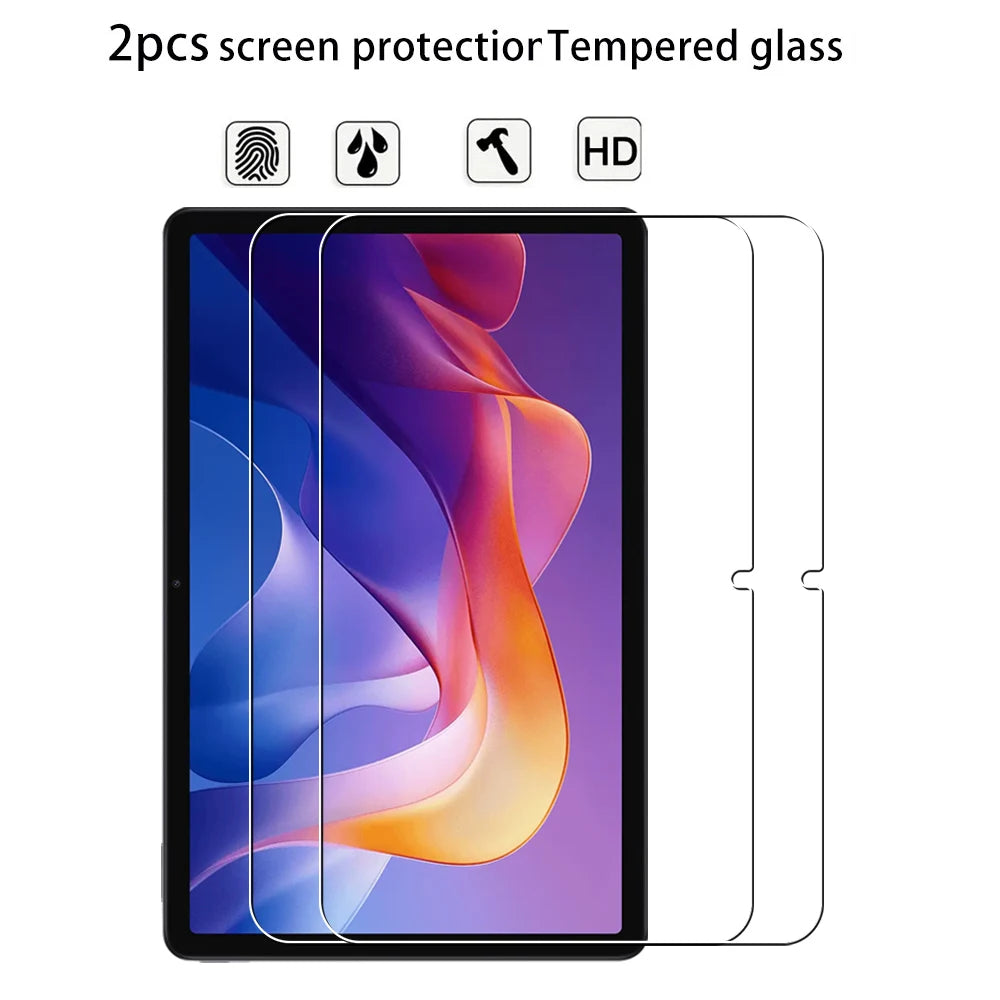 2PCS Tempered Glass Screen Protector For Xiaomi Redmi Pad 2 11 inch Anti Scratch HD Tempered Glass Film