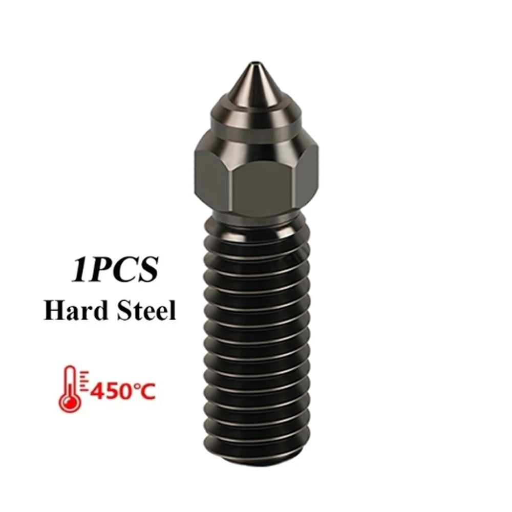 Nozzle For Creality K1 Max Ender 3 V3 KE CR-M4 Bimetal Plated Copper Hard Steel Brass For Vyper Kobra Sovol SV06 Plus/SV07