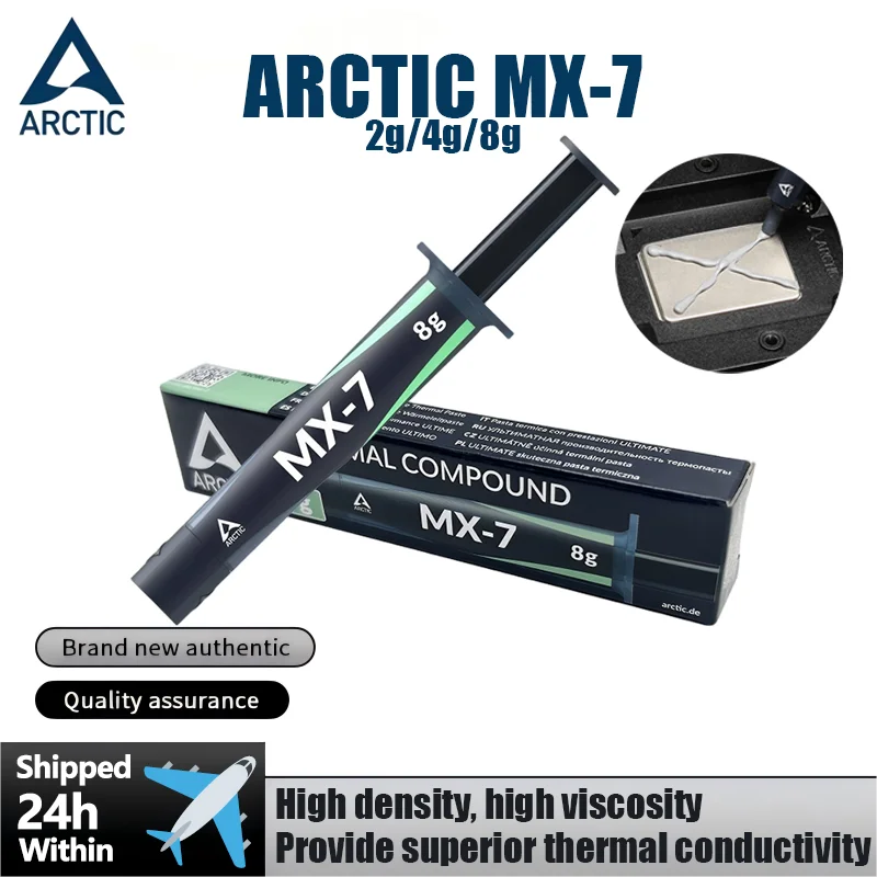 ARCTIC MX-7-Ultimate Performance Thermal Paste for CPUs Laptops Graphics Cards - High Thermal Conductivity Long-lasting
