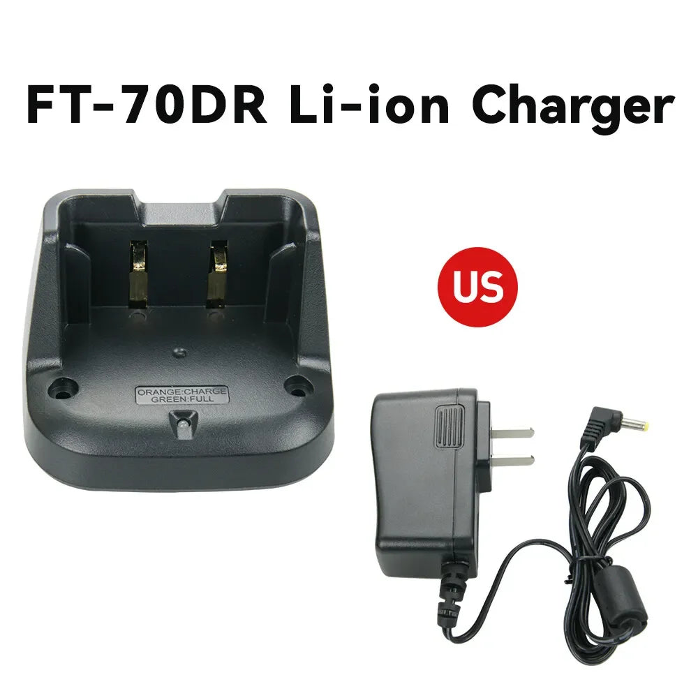 YAESU FT70D Rapid Battery Charger Two Way Radio SBR-24LI for FT-70D FT70DR FT70DS Walkie Talkie Charging Accessory