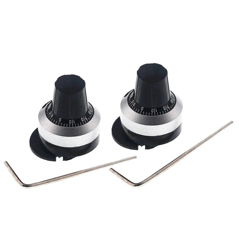 1Set WXD3-13 3590S 3590S-2 6.35mm Precision Scale WXD3-12 4mm Knob New Potentiometer Knob Equipped With Multi-Turn Potentiometer