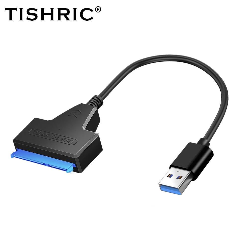 SATA To USB 3.0/Type-C/2 In 1 USB3.0 Type-C Cable Up To 6 Gbps For 2.5 Inch External HDD SSD Hard Drive SATA 3 22 Pin Adapter
