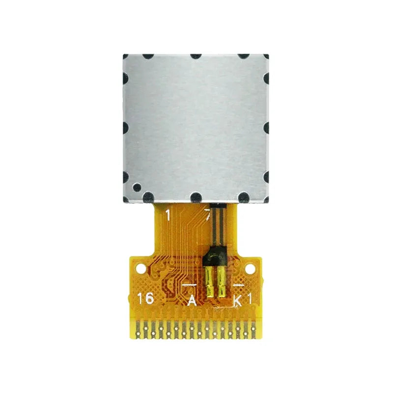0.42 Inch TFT LCD Display Module, ST7735, 96x54 Color Square Screen, SPI Interface, 16-Pin Solder Pad Small LCD Screen