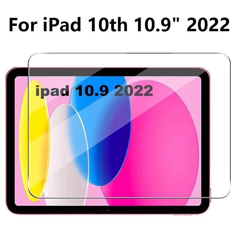 For iPad 10th Gen 10.9 Inch 2022 Tempered Glass Screen Protector 2025 iPad 11 A16Tablet Anti Scratch Clear Protective Film