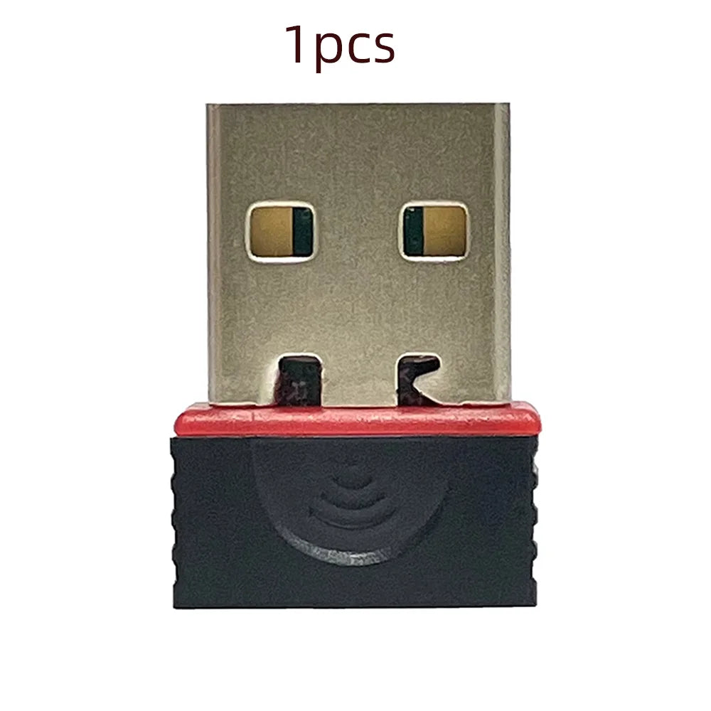 WIFI 6 Network Signal Reception 150Mbps Mini Driver-free WiFi Adapter for PC Deskop Computer 2.4G Network Card USB Plug and Play