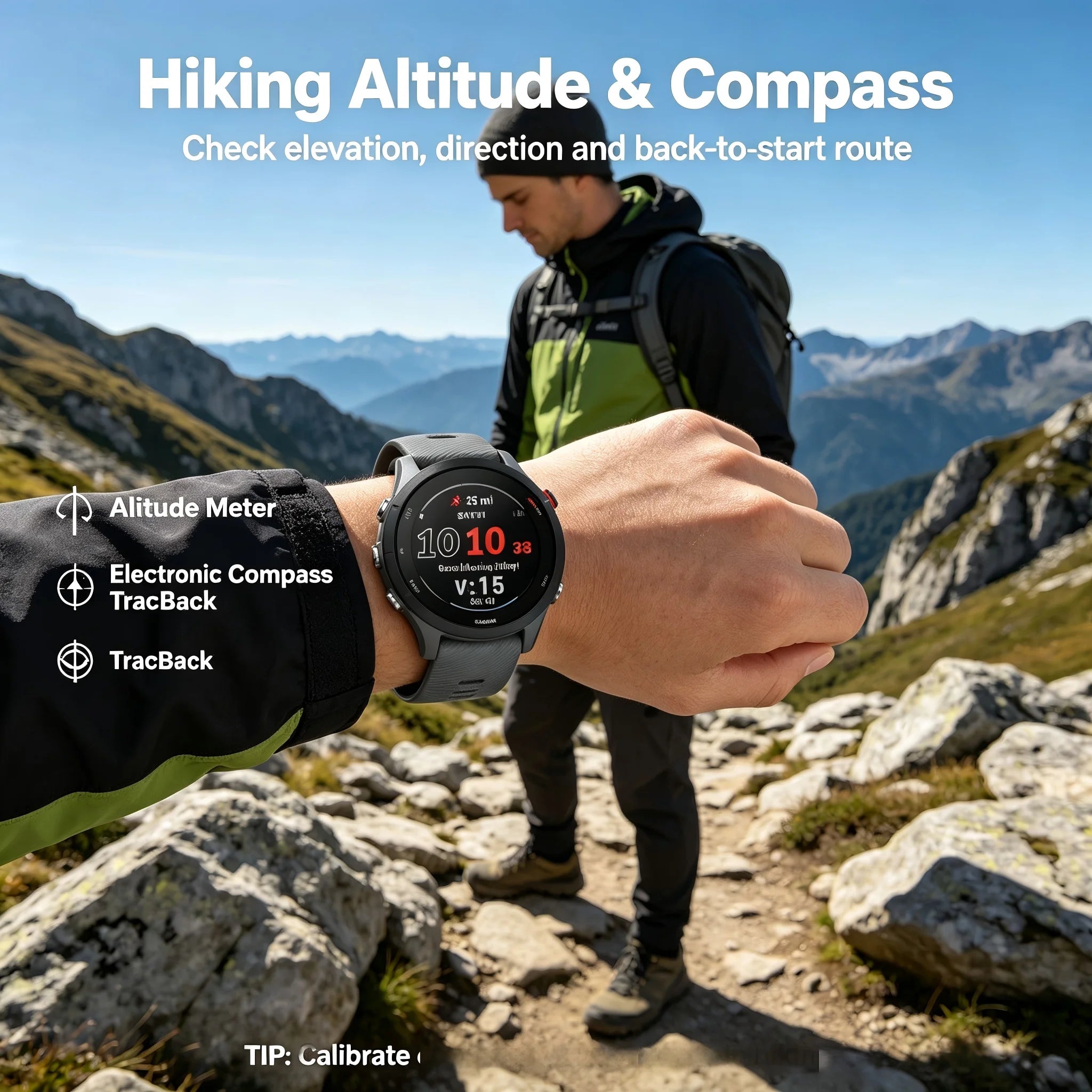 Garmin Forerunner 255 Smartwatch for Men Women, Multisport Fitness Tracker, Built-in GPS, Sleep & Stress Tracking, Swim Proof, Long Battery Life