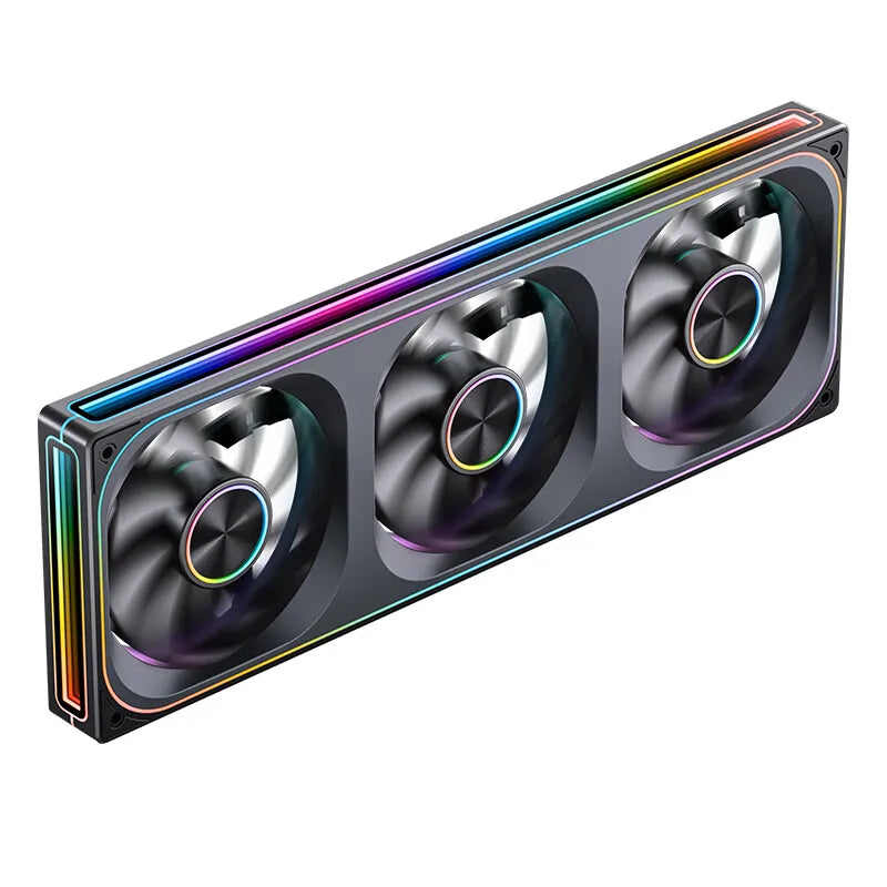 JONSBO ZA-120/240/360 Case Cooling Fan ARGB 12cm Connected Building Block Fan PWM Silent Chassis Fan