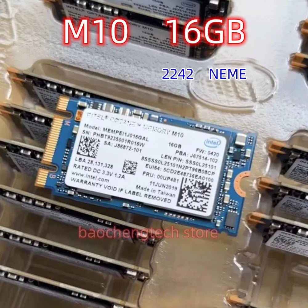 New  SSD M10 16G 2280 2242 Fast Read/Write Compatible with Laptop M.2 SSD HDD Solid State Drive  For Intel Aoteng
