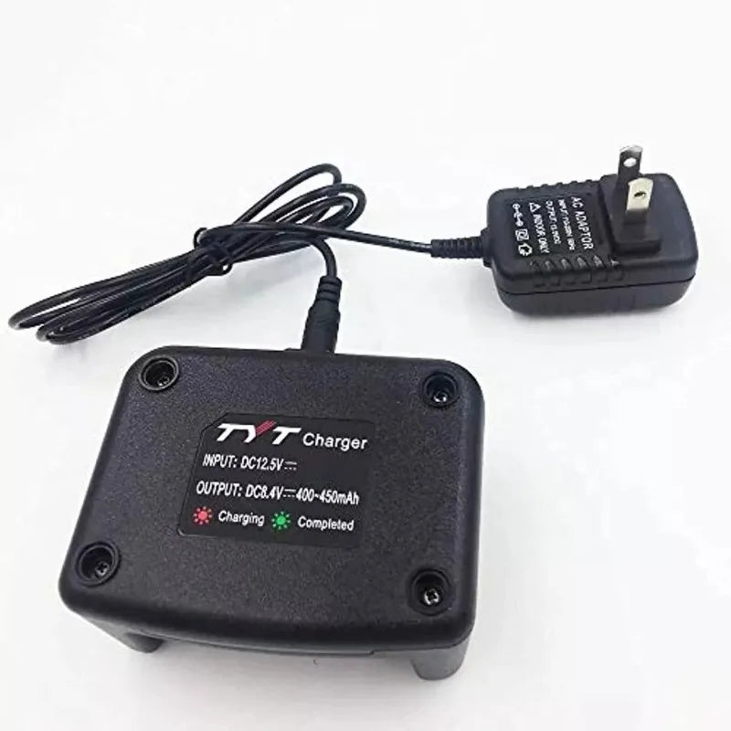 Desk Charger Base Adapter Battery Charger for TYT Walkie Talkie MD380 RT3S MD760 DMR RETEVIS RT3 RT3S Ham Radio Power Supply