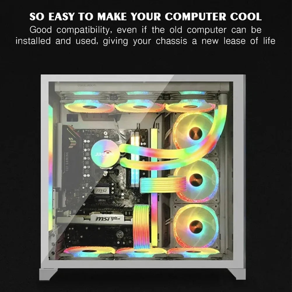 Suitable for Power Cables, Pc Rgb Light Strip, Pc Rgb Gpu 5V 3Pin Argb Synchronized Pc Extension Cable, Compatible with 6-Pin, 8-Pin, 12-Pin, 16-Pin, 24-Pin
