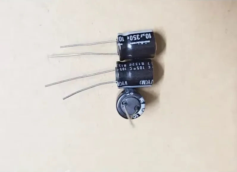 10Pcs/100Pcs 350V10uF Black Series 10X12mm 105° High Quality Electrolytic Capacitors