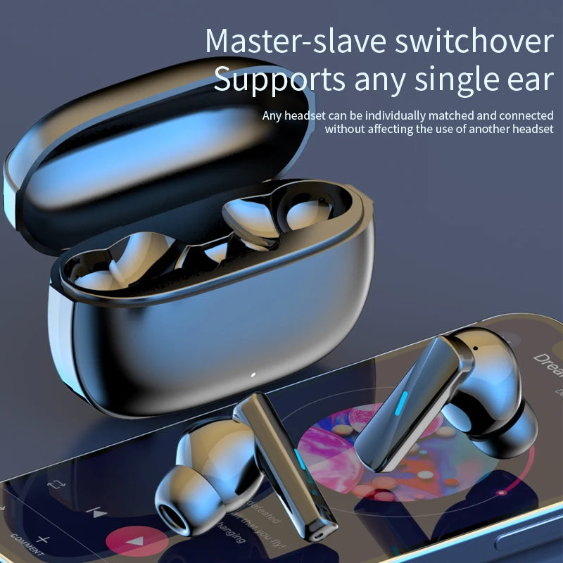 Mate50 BT5.3 Touch Control TWS HIFI Stereo Wireless Earphones Easy Pairing ANC ENC Bluetooth Earbuds For Gaming Sports