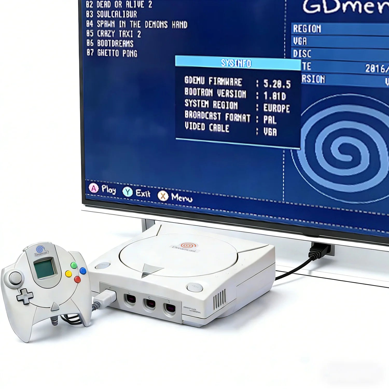 GDEMU 6.0 For SEGA Dreamcast V5.20.5 System Optical Drive Emulation Board Card Mount Kit DC Console DC VA1 Gdemu Board
