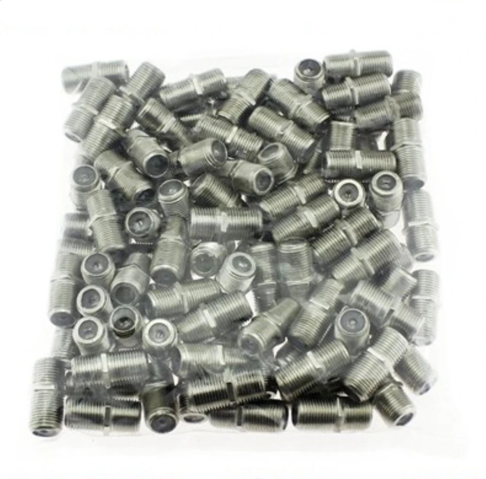 10pcs/Pack Practical F Type Coupler UHF Adapter Connector Female F/F Jack RG6 Coax Coaxial Cable Used In Video High Quality
