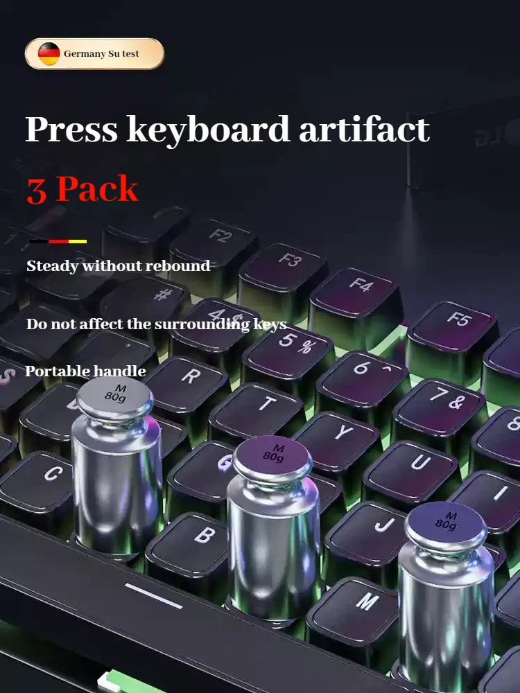 NEW Gamers Press Keyboard Weight Card Automatic Key Press Device Game Assistant Multi Axis Key Multi-Function for AFK Gaming