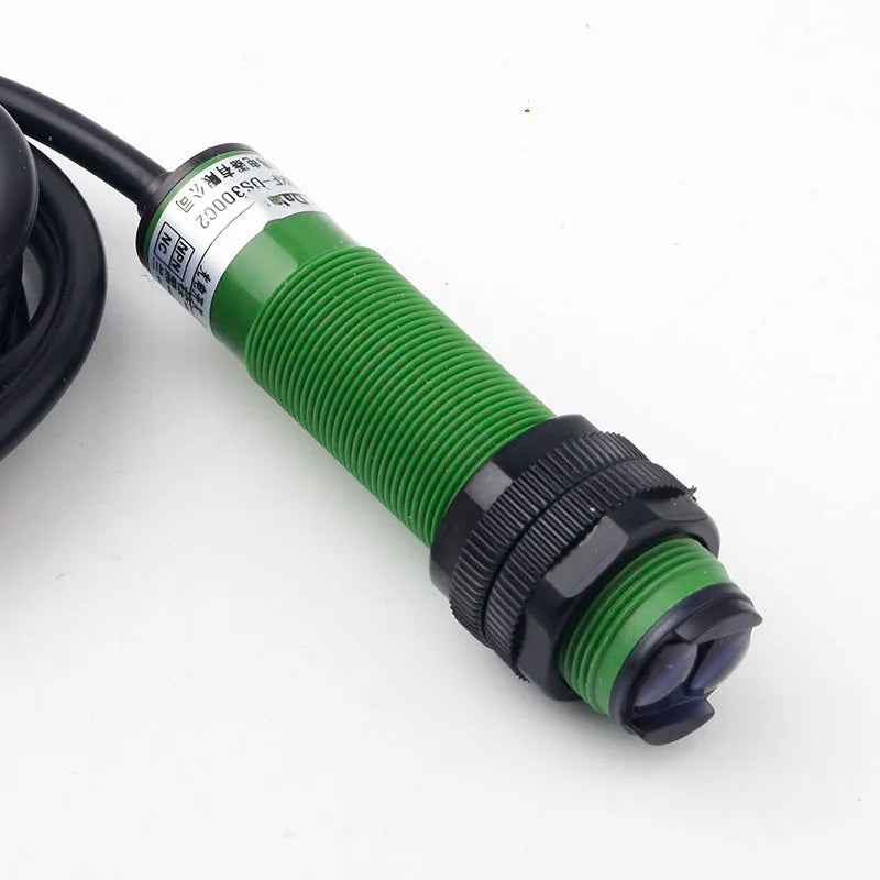 3m Adjustable Diffuse-Reflective Photoelectric Sensor Proximity Switch DC NPN OR PNP Photocell For Count Automation Robot DIY