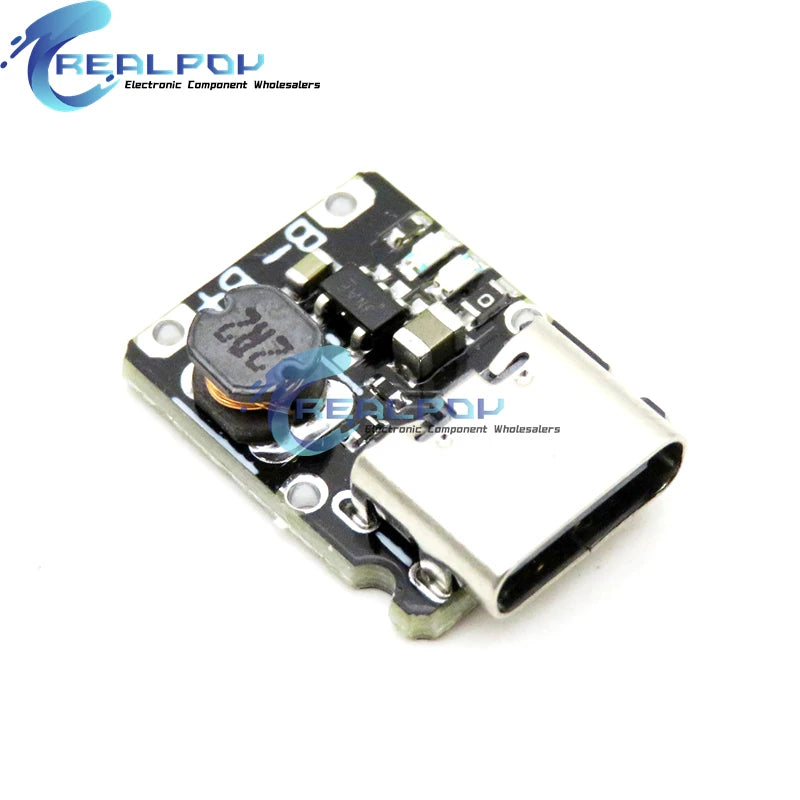 Mini lithium battery Integrated charging and discharging module with 5V output boost 18650 type-C with protection