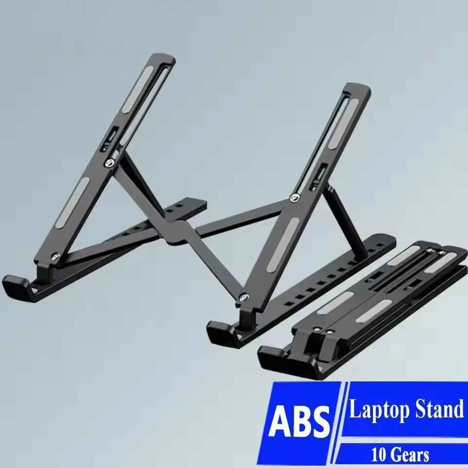 Foldable Laptop Stand Adjustable Portable Foldable Bracket Support Base ABS Plastic Holder For Macbook Laptop PC Accessories