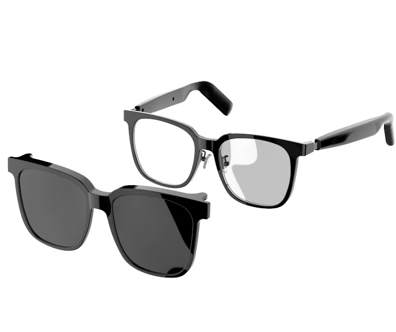 2-in-1 Smart Glasses With Magnetic Lenses Versatile, Clear Vision Enhanced Comfort TWS SG18pro