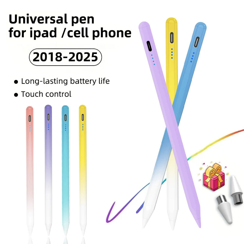 Universal Gradient Stylus Pen Compatible For Android and iOS Tablet Phones Touch Screens Stylus Pencil For iPad Lenovo Xiaomi