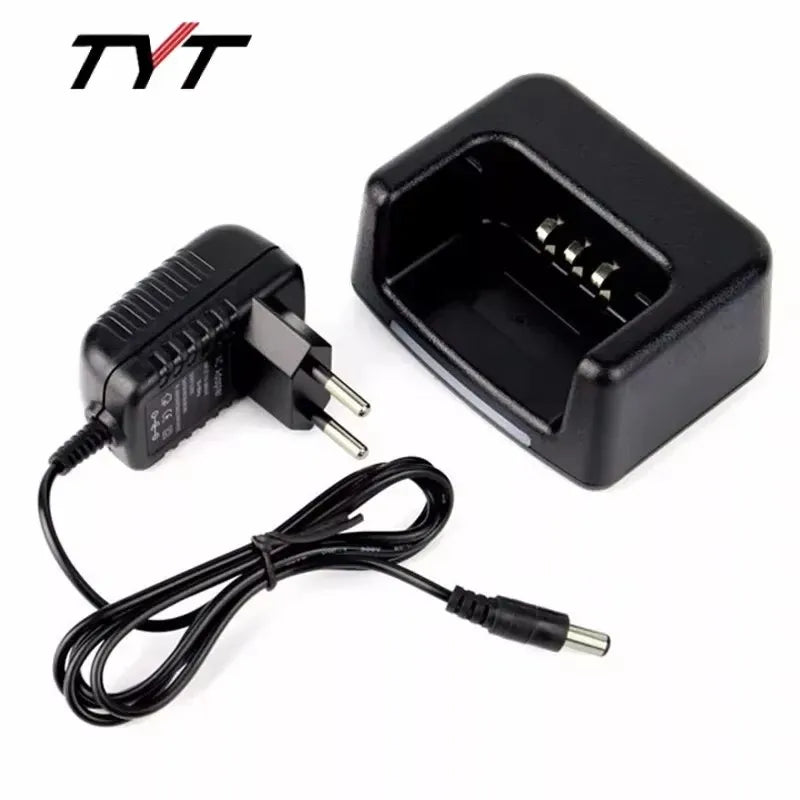 Desk Charger Base Adapter Battery Charger for TYT Walkie Talkie MD380 RT3S MD760 DMR RETEVIS RT3 RT3S Ham Radio Power Supply