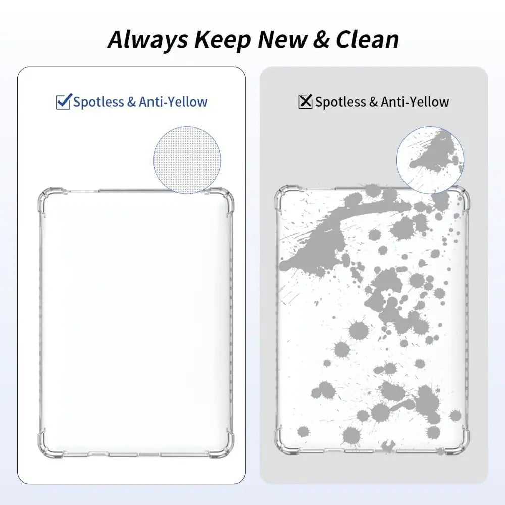 Shockproof 6 inch E-Reader Case Wear Resistant Anti-fall Protective Cover Transparent TPU Back Shell for MeeBook M6/M6C