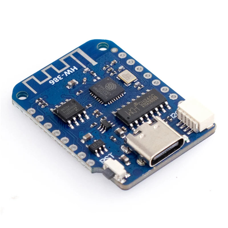 WEMOS D1 Mini V4.0.0 TYPE-C USB WIFI Internet of Things Board based ESP8266 4MB LOLIN 12C MicroPython Nodemcu Arduino Compatible