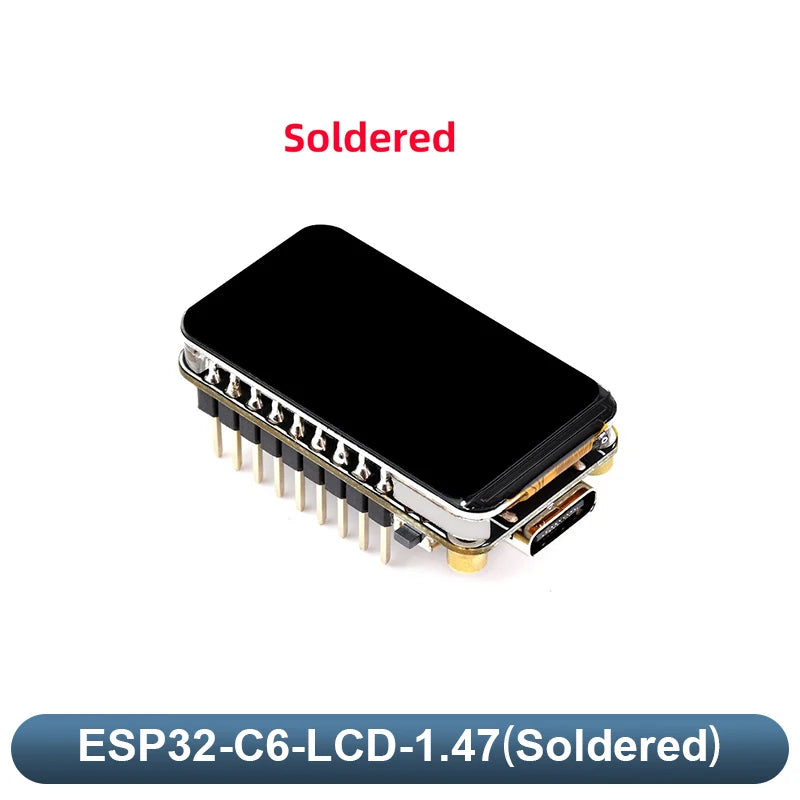 ESP32-C6 IoT Development Board Module LCD 1.47" Screen 2.4GHz WiFi6 & BlE 5.0,for Arduino IoT Intelligent system