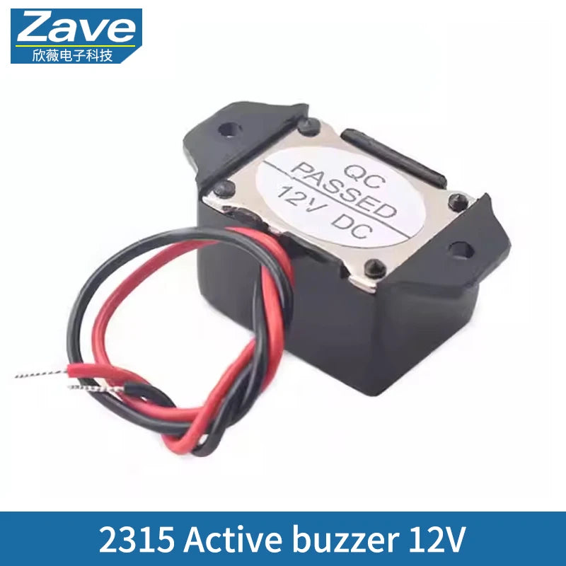 1pcs Alarm Buzzer 2315 DC 3V 6V 9V 12V 24V 90dB Mini Electronic Alarm Buzzer High Decibel Vibration Alarm Sound Line Length 10cm