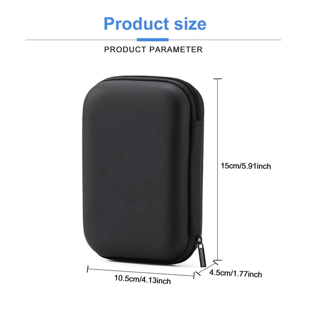 For R36S/GB300/FC/RG35XX Handheld Game Console Carrying Case Storage Bag Travel Retro Mini Game Player Portable Protective Box
