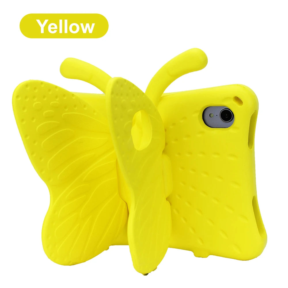 3D Butterfly Case For iPad 10.9 7th 8th 9th 10th 11" Air 5 4 3 2 1 Pro 10.5 9.7 Kids EVA Cover For iPad 2 3 4 Mini 7 6 5 4 3 2 1