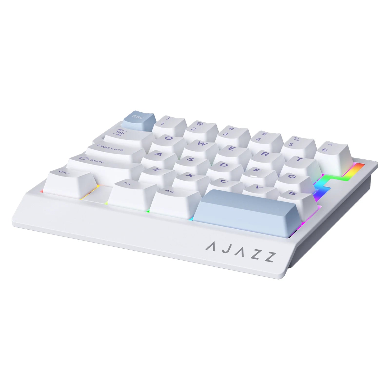 AK029 Wired Gaming Keyboard, 20 RGB Modes, 29 Keys, Hot-Swappable, Aluminum Panel