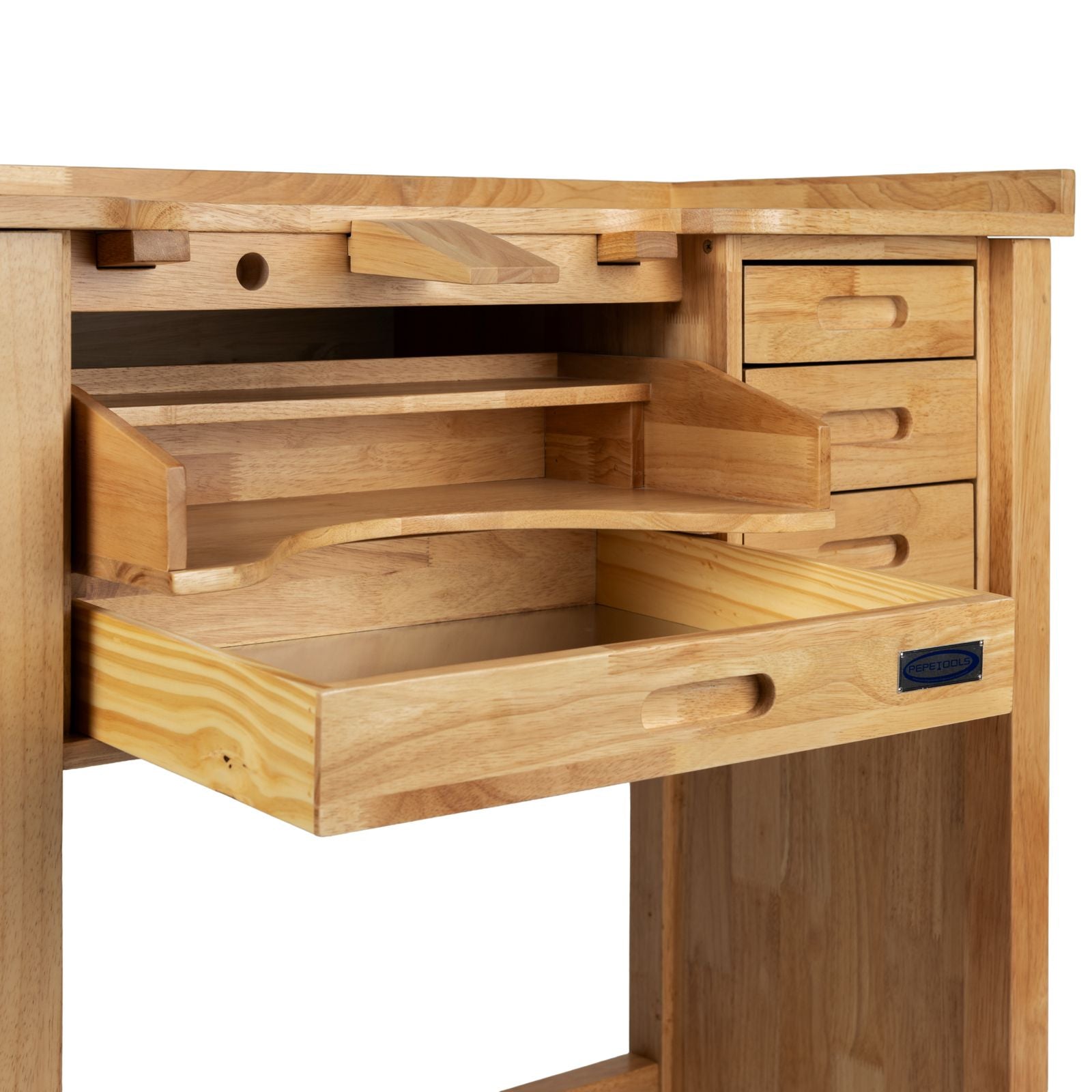 Classic Jewelers Work Bench, Premium Grade, Hardwood