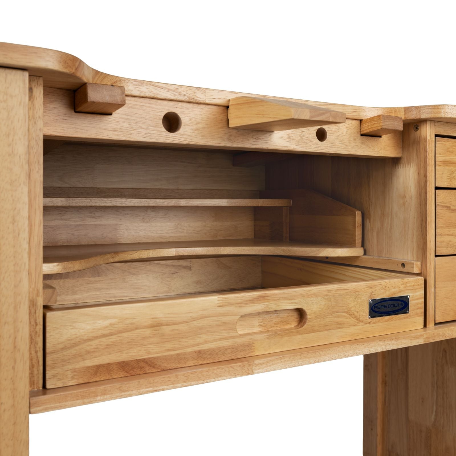Classic Jewelers Work Bench, Premium Grade, Hardwood