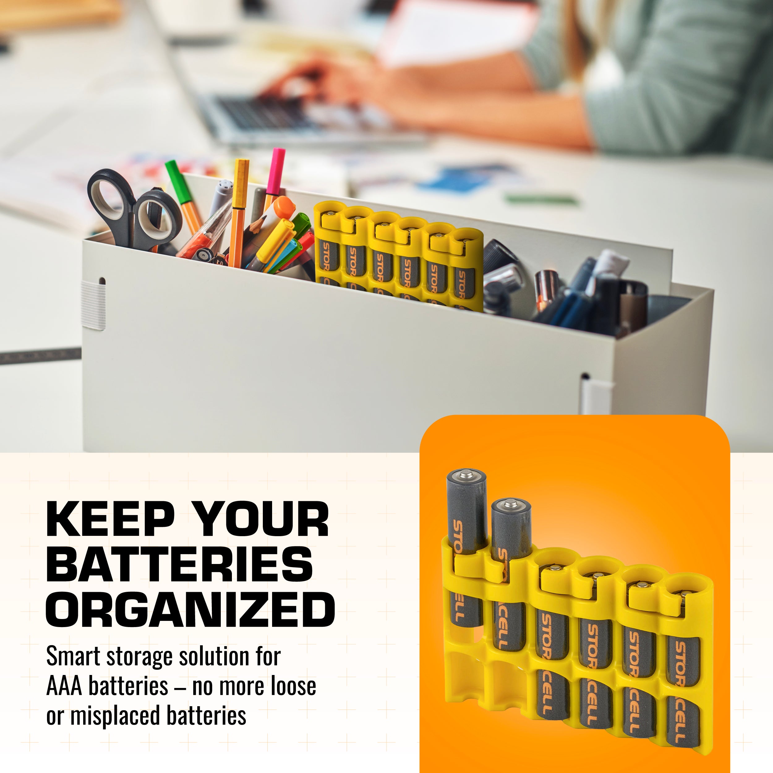 Slimline AAA 6 Pack (Yellow)