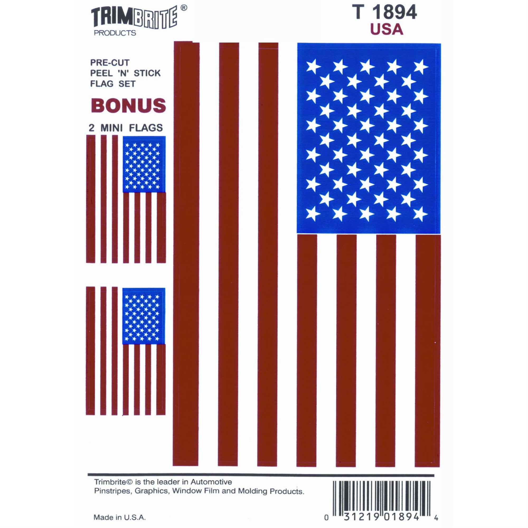 STICKER AMERICAN FLAG