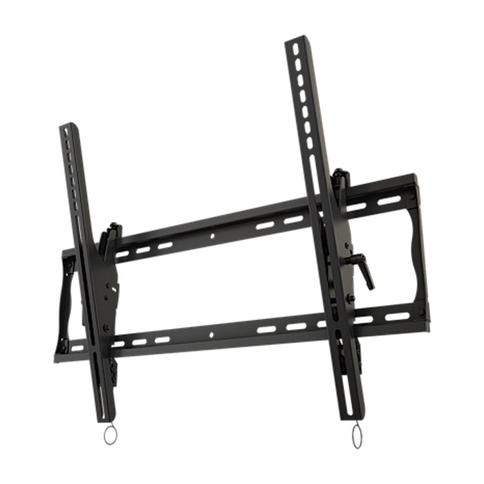 Universal tilting wall mount with post installation leveling for 32 to 80 flat panel screens
