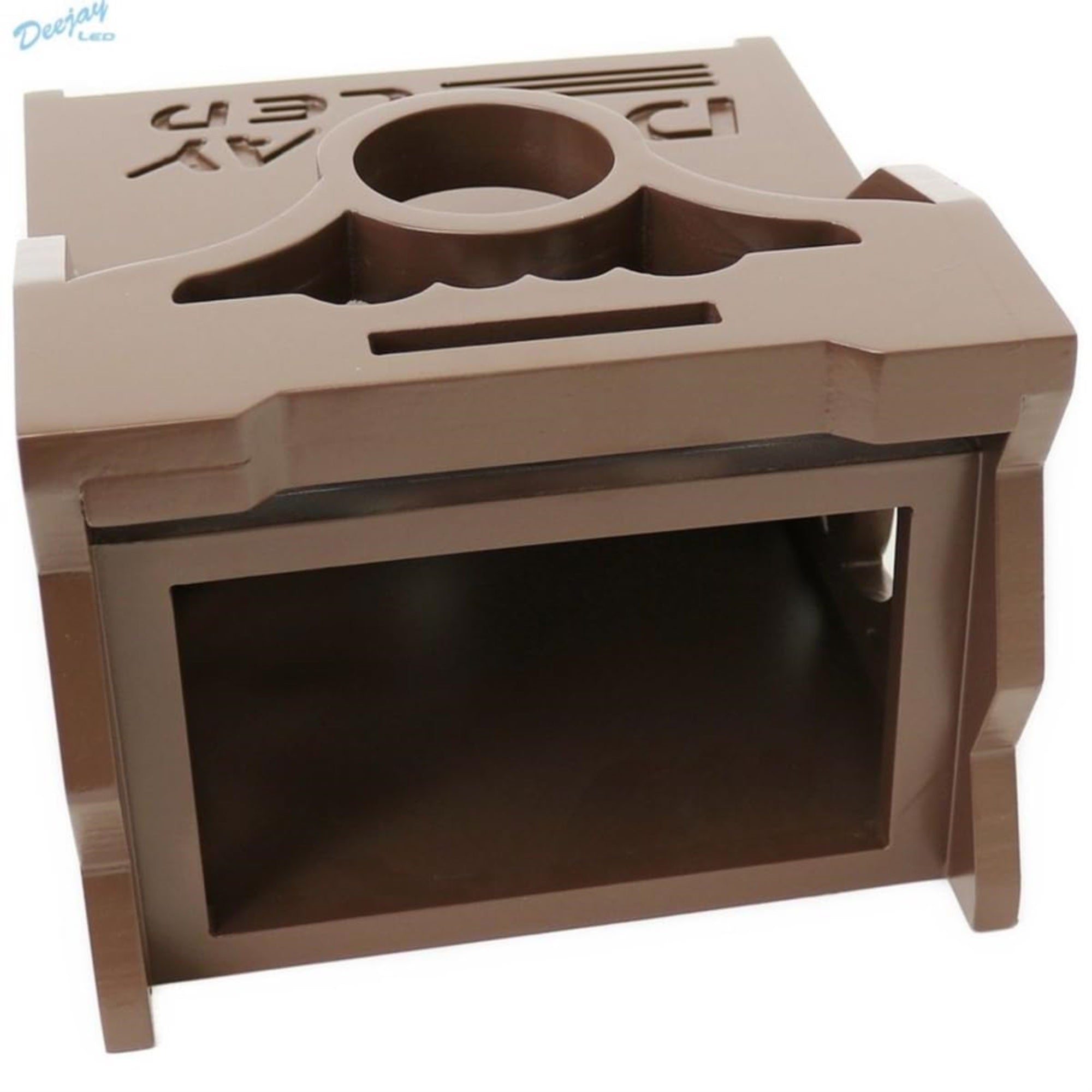 1 Din Space Plus 2 Eq Stylish Wooden Controller Case For Mobile Competitions Brown Toyota Style