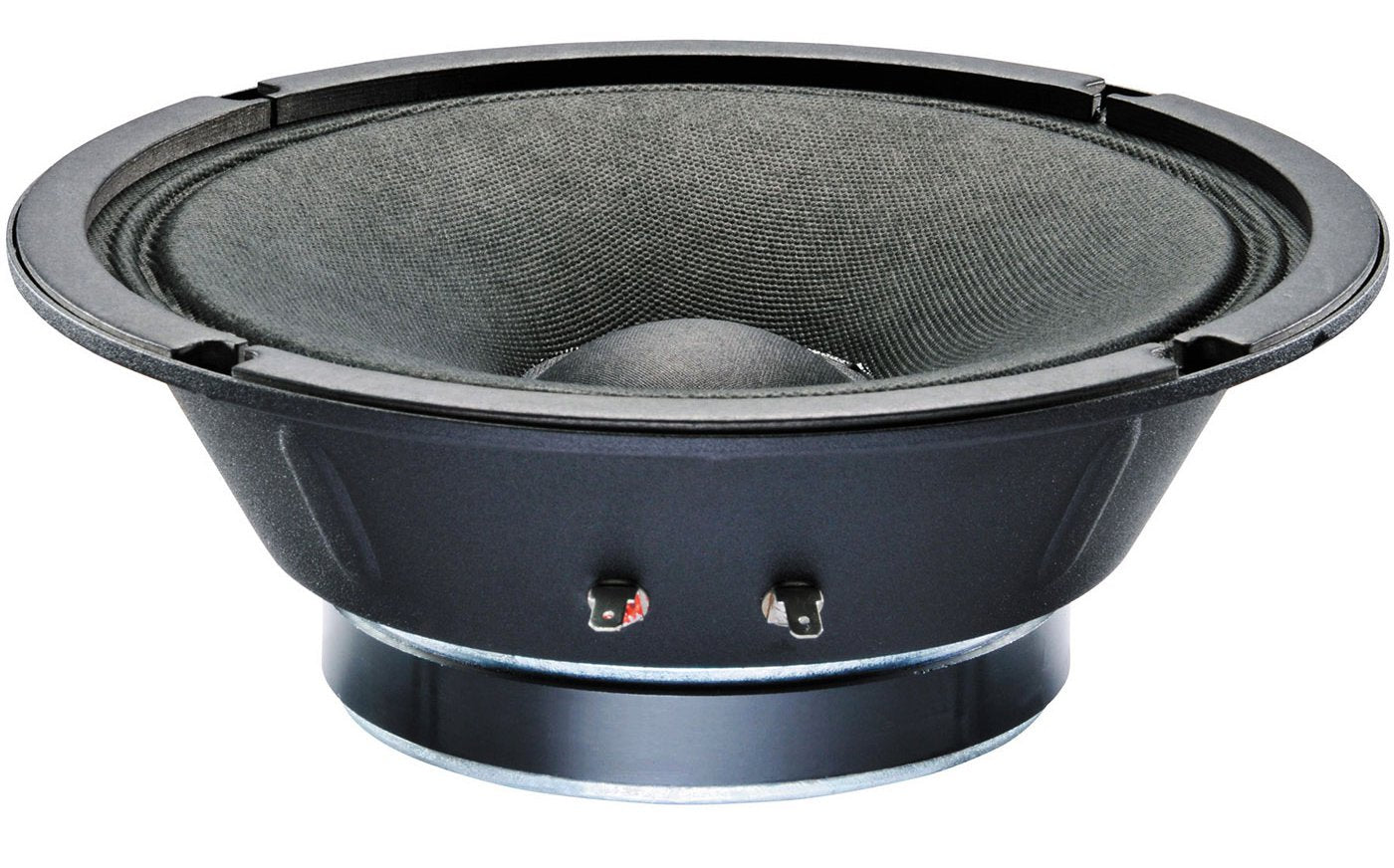 8-in mid-range loudspeaker provides 99dB sensitivity & 100W rms