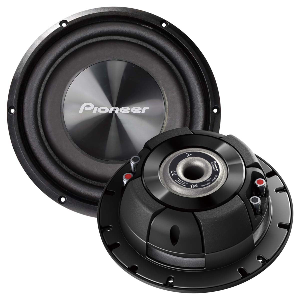 Pioneer 8'' 700 Watt Max Power 2Ohm Dvc Shallow Mount Woofer