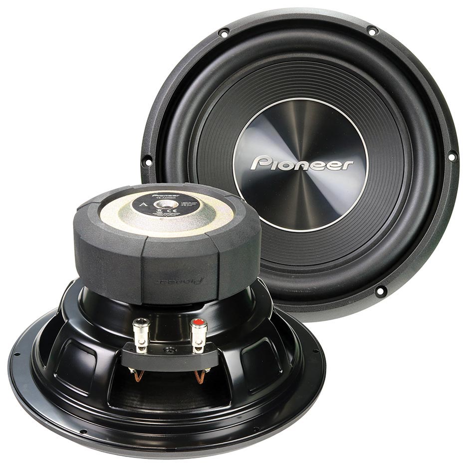 Pioneer 10'' Dual 4Ohm Subwoofer   1300 Watts Max   4 Ohm Dvc
