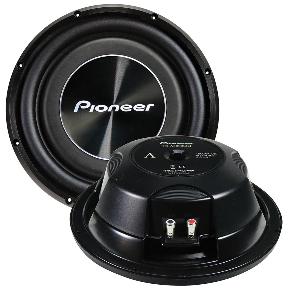 Pioneer 12'' Shallow Mount Woofer 1500W Max Svc 4 Ohm