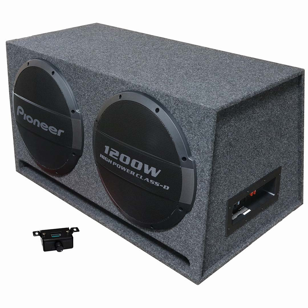 Pioneer Dual 12 Amplified Subwoofer Enclosure