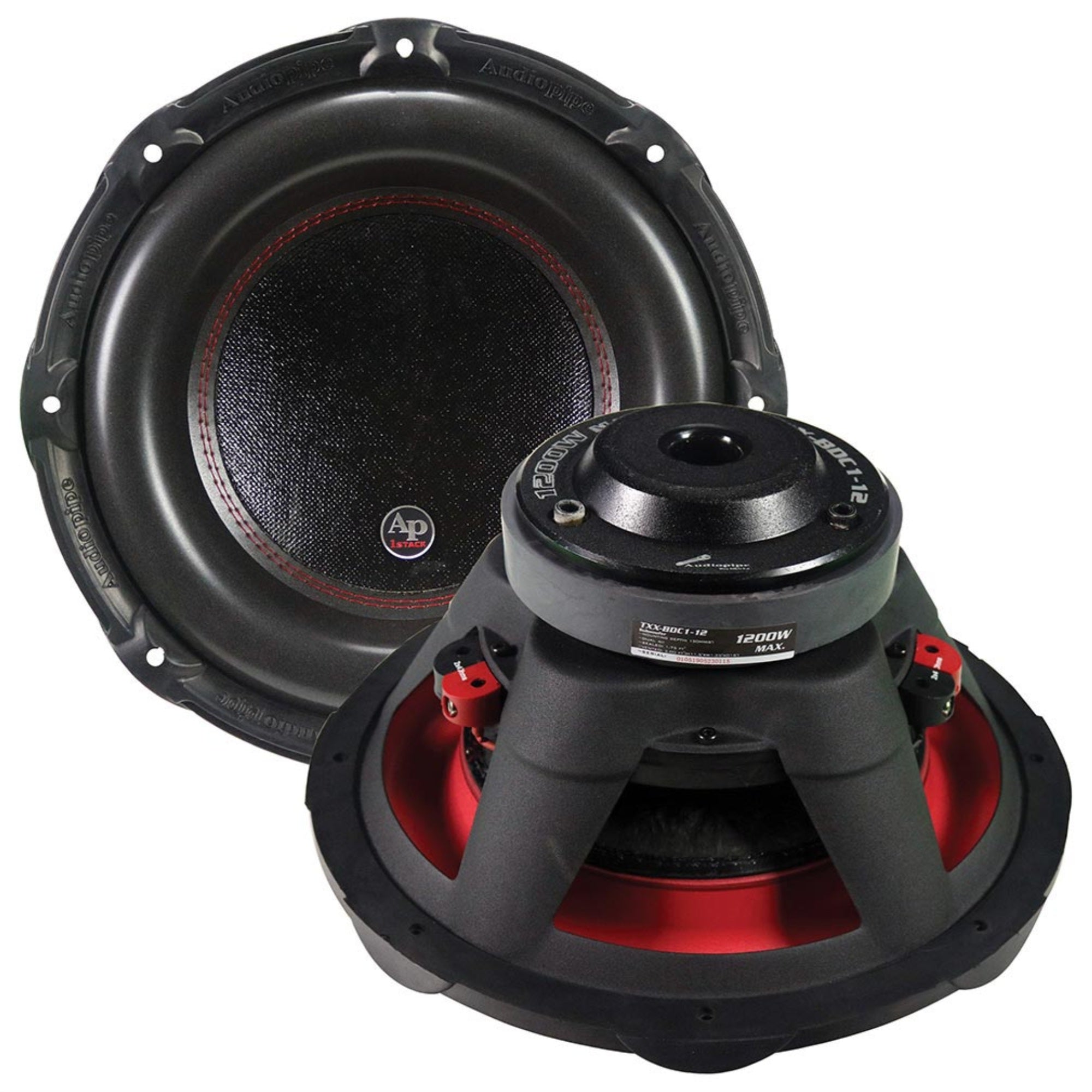 Audiopipe 12 Woofer 1200W Max 4 Ohm DVC